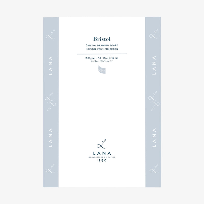 Skizzenblock-250grm-Lana-Bristol-20blatt-A3-Cover-Front-Produktansicht