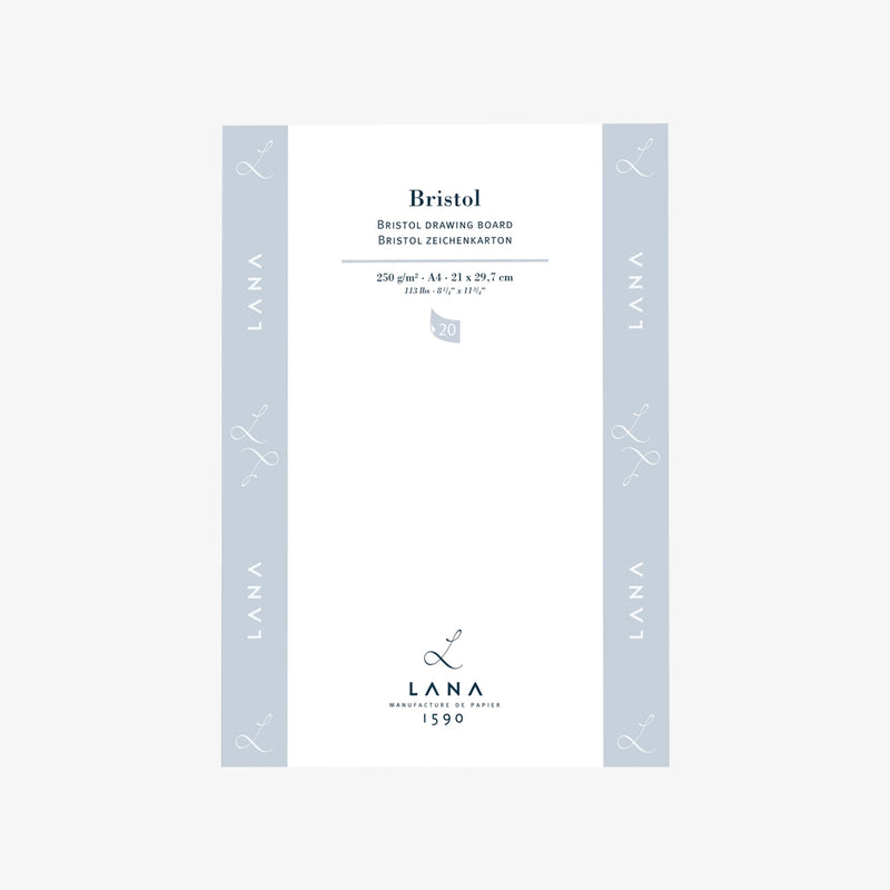 Skizzenblock-250grm-Lana-Bristol-20blatt-A4-Cover-Front-Produktansicht