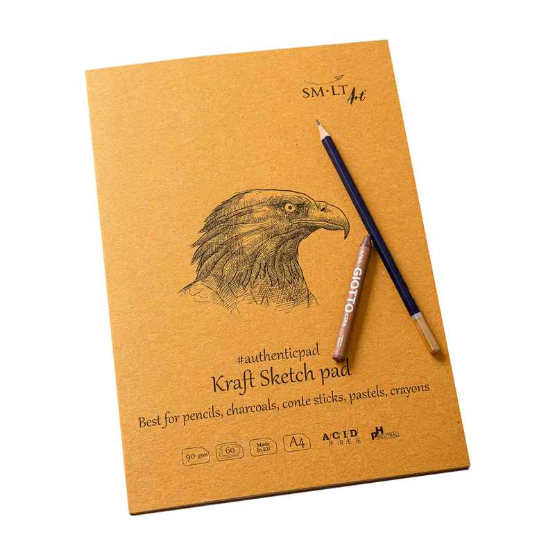 Sketch pad Authentic / Kraft / 90grm² / A4 / 60 Blatt