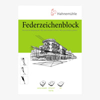 Skizzenblock-Federzeichenblock-HAhnemuehle-_250grm_-Naturweiss-_extrem-_glatt-10-Blatt-A3-Produktansicht-cover-vorn