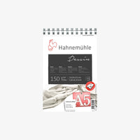 Skizzenblock-Spiralblock-150grm-Hahnemuehle-Dessin-25blatt-A5-Cover-Front-Produktansicht