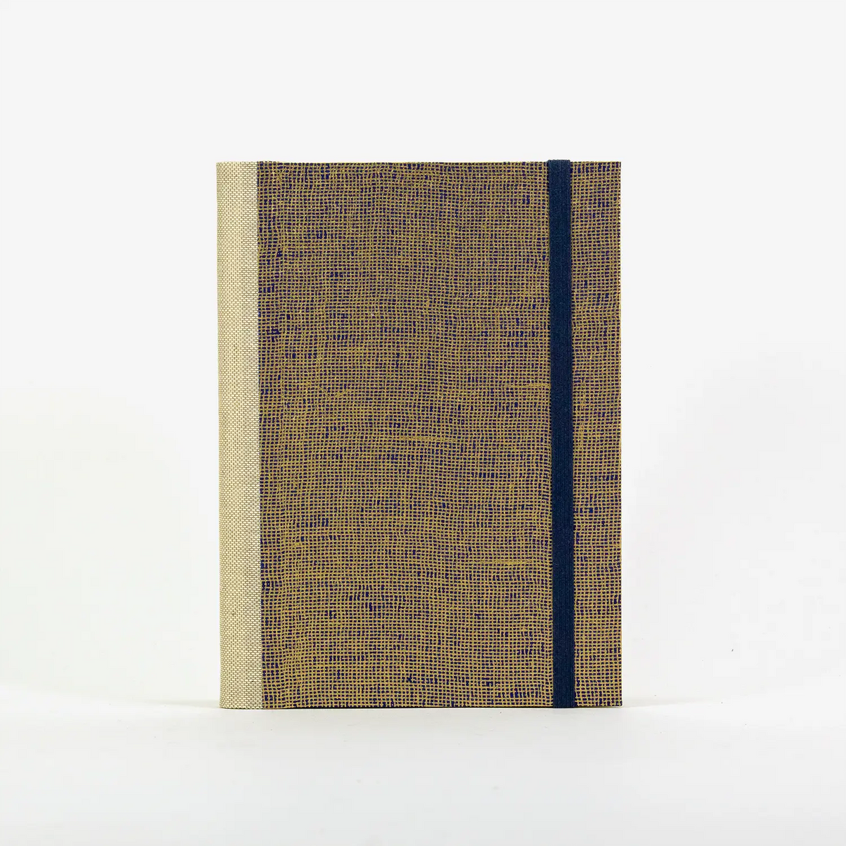 Skizzenbuch / 192 Seiten / fadengeheftet / Chiyogami / Gaze Gold auf Dunkelblau