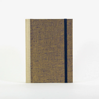 Skizzenbuch / 192 Seiten / fadengeheftet / Chiyogami / Gaze Gold auf Dunkelblau