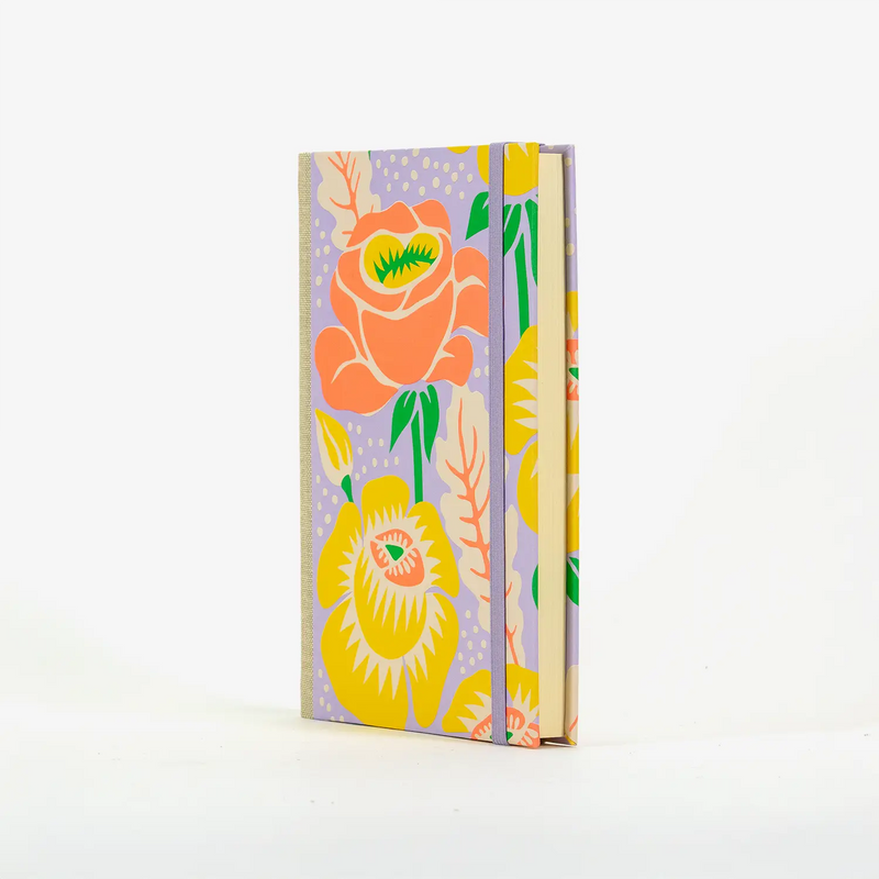 Skizzenbuch / 192 Seiten / fadengeheftet / Offset Blüte neonrosa/gelb