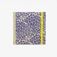 Skizzenbuch-15x15cm-240-seiten-mit-Lokta-bezogen-Motiv-Tierfellmuster-Purple-gold-auf-natur-cover-von-vorn