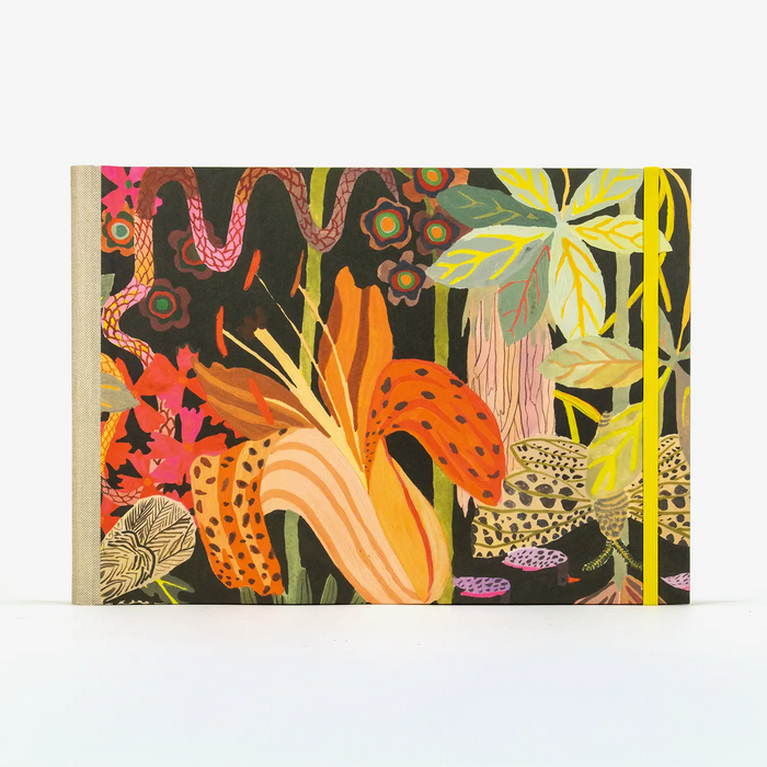 Skizzenbuch / 192 Seiten / fadengeheftet / Querformat / Offsetpapier-Jungle-1