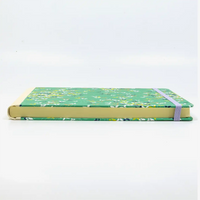 Skizzenbuch-A5-Quer-192seite-Cover-Chiyogami-Motiv-Schmeterlinge-auf-gruen-liegend