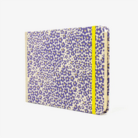 Skizzenbuch / A5 quer / 192 Seiten / Loktapapier / Tiermuster-Purple-Gold-auf-Natur