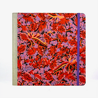 Skizzenbuch-Format-21x21cm-192seiten-mitchiyogamiMuster-Monstera-rot-bezogen-cover-vorn