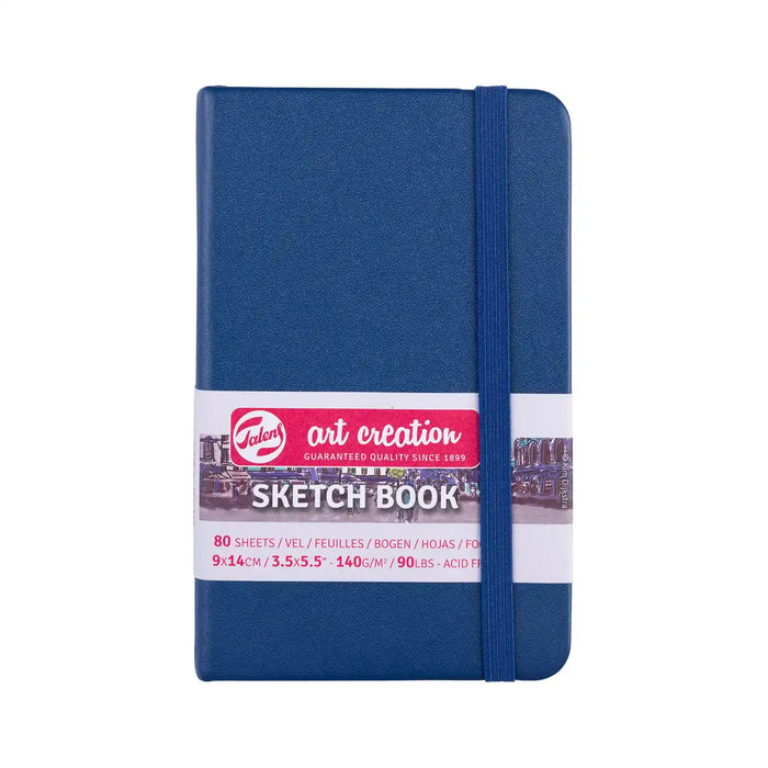 Talens Art Creation / Sketch book / blau / Blanko H14xB9cm / 140g / 80Blatt
