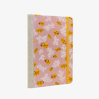 Skizzenbuch-blanko-A5-192seiten-mit-Chiyogami-motiv-Tiger-auf-Pearlrosa-bezogen-cover-seitlich-von-hinten