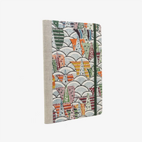 Skizzenbuch-blanko-A5-192seiten-mit-KAtazome-Shi-bezogen-cover-seitlich-von-hinten