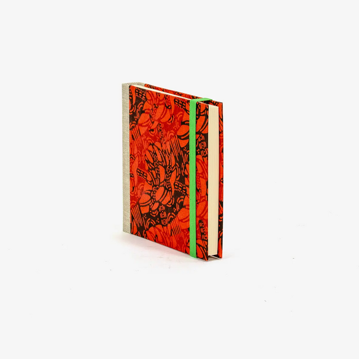 Skizzenbuch-blaupause-10x10cm-160-leere-Seiten-Cover-seitlich-Vorn-Bezogen-mit-Katazome-Shi-Bambus-auf-rot