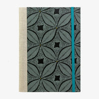 Skizzenbuch-leer-17x24cm-192seiten-cover-mit-Baumwollpapier-Motiv-Blaetter-Aquamarine