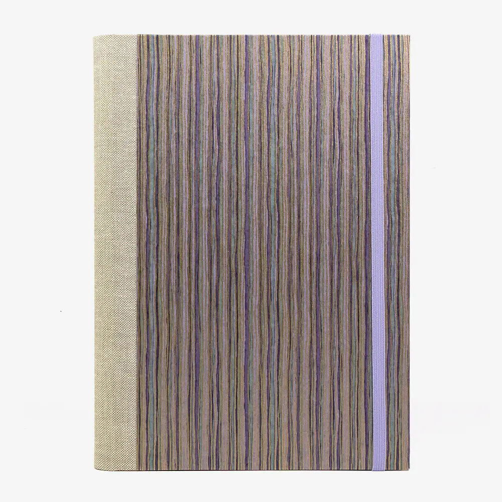 Skizzenbuch-leer-17x24cm-192seiten-cover-mit-Chiyogami-Papier-Motiv-Streifen-Purple