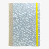 Notizbuch- 17x24 - liniert-160 Seiten-Loktai Papier -Design- Krikelkrakel-401 mildes blau-cover-von-vorn