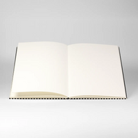 Skizzenbuch-leer-format-17x22cm-cover-aus-katazome-Shi-Tokyo-Memo-Streifen-schwarz-Buch-aufgeschlagen