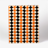 Skizzenbuch-leer-format-17x22cm-cover-aus-katazome-Shi-Tokyo_-Memo-_Karos-_schwarz-orange-Produktansicht-Buch-vorn