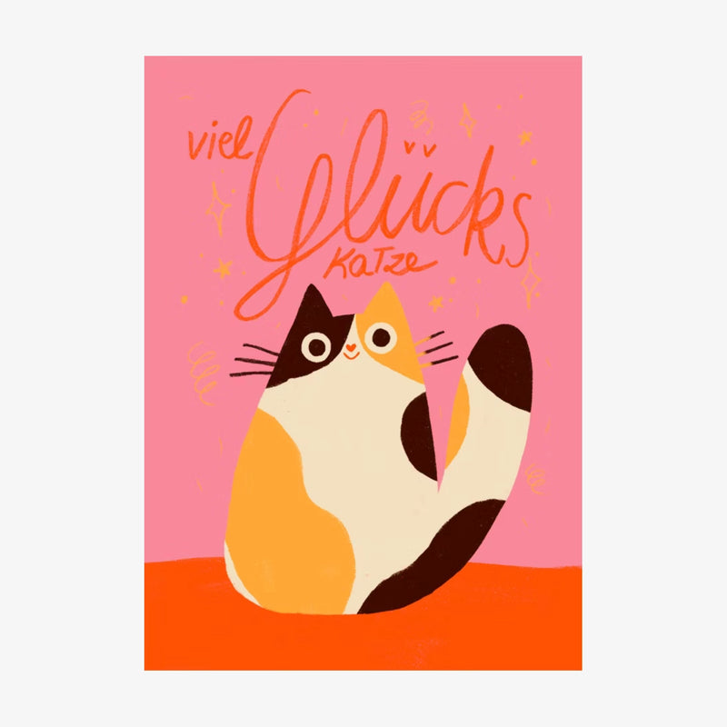 Slinga-Postkarte-93-Viel-Glueckskatze-Produktansicht-1