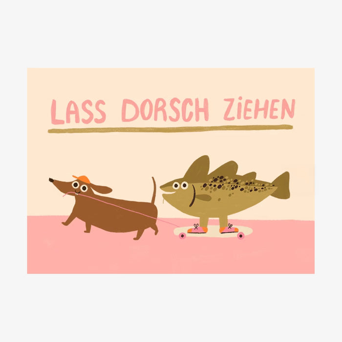 Slinga-Postkarte-94-Lass-Dorsch-ziehen-Produktansicht-1