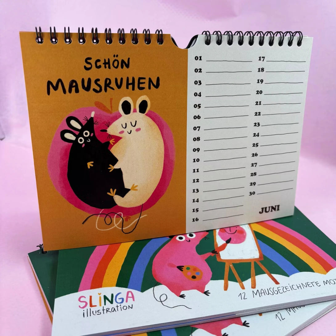 Slinga-immerwaehrender-Geburtstagskalender-A5-13-Blatt-Produkt-Juni-blatt