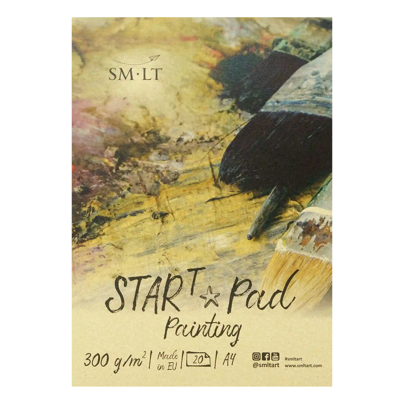 Start Pad Painting / Zeichenblock / 300grm² / A4 / 20 Blatt