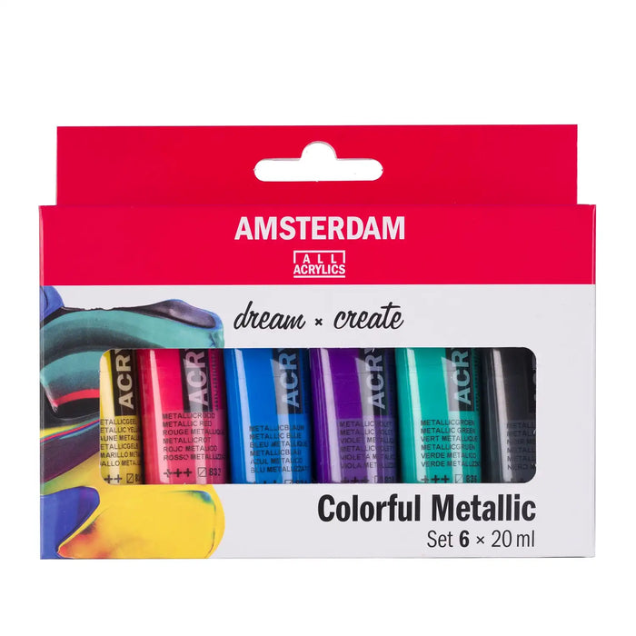 Amsterdam / Colorful Metallic / 6x20 ml / Acrylfarbe