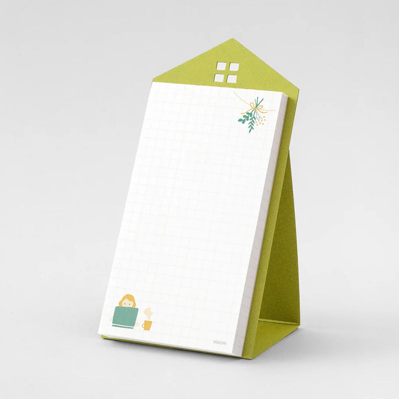 Standmemo-Pad-Midori-2-verschiedene-Designs-40blatt-Produktansicht-Aufgestellt