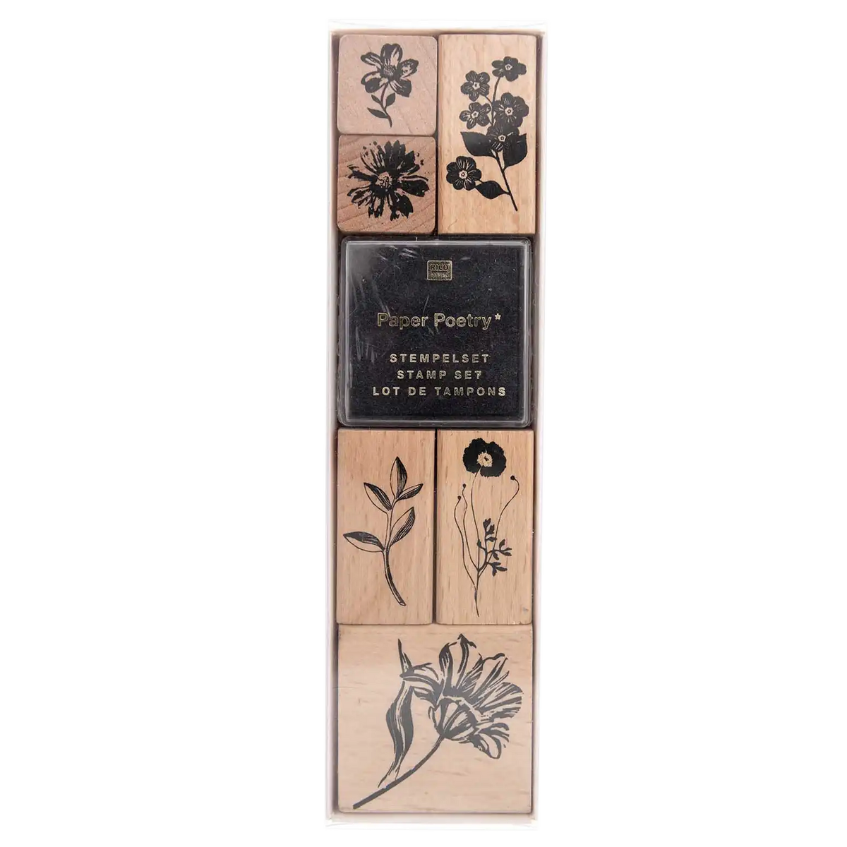 Paper Poetry / Stempelset / Blumen 6 Stempel