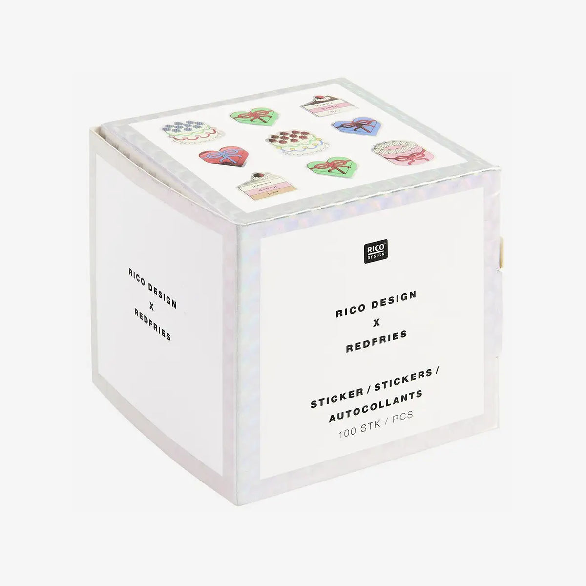 StickerRolle-EyeCandy-Motiv-Torten-FSCMIX-100Stk-Stickergroesse-5x5cm-verpackung