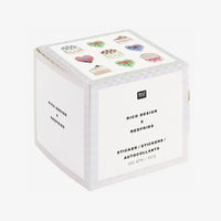 StickerRolle-EyeCandy-Motiv-Torten-FSCMIX-100Stk-Stickergroesse-5x5cm-verpackung