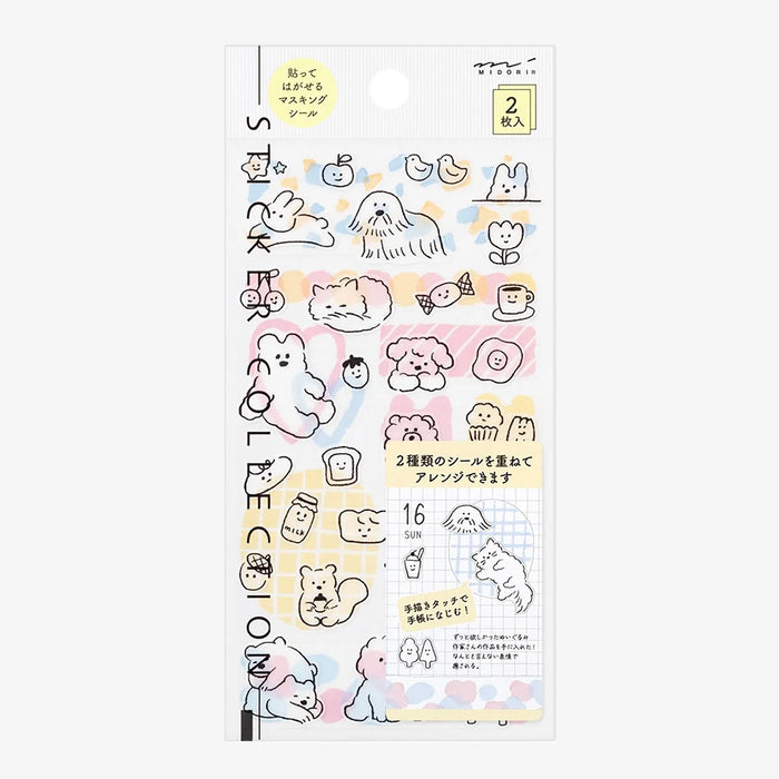 Sticker_-_Two_-Sheets-_Cute-_Motif-Midori-Produktansicht-in-Verpackung