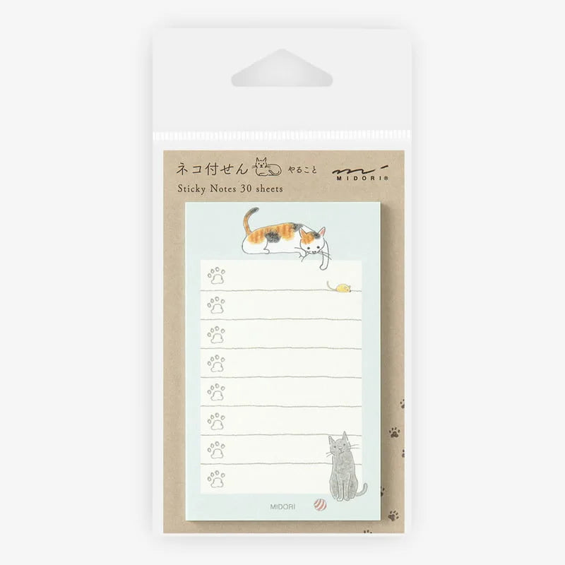 Sticky-Notes-To-Do-Cat-Green-30Blatt-produkt-in-verpackung