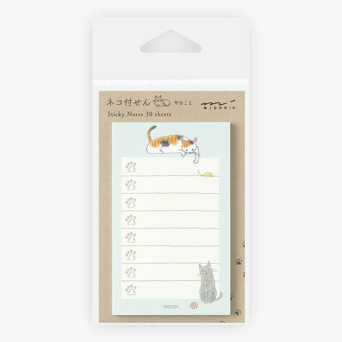 Sticky-Notes-To-Do-Cat-Green-30Blatt-produkt-in-verpackung