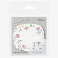 Sticky-Notes-Transparency-Flower-Pink-block-24-blatt-in-Verpackung-Produktansicht