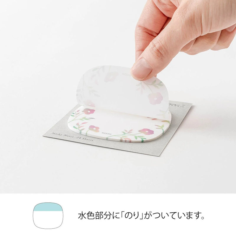 Sticky-Notes-Transparency-Flower-Pink-block-24-blatt-in-Verpackung-Produktansicht_beispieflfoto-2