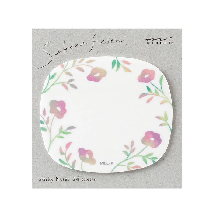 Sticky-Notes-Transparency-Flower-Pink-block-24-blatt-in-Verpackung-Produktansicht_beispieflfoto-4