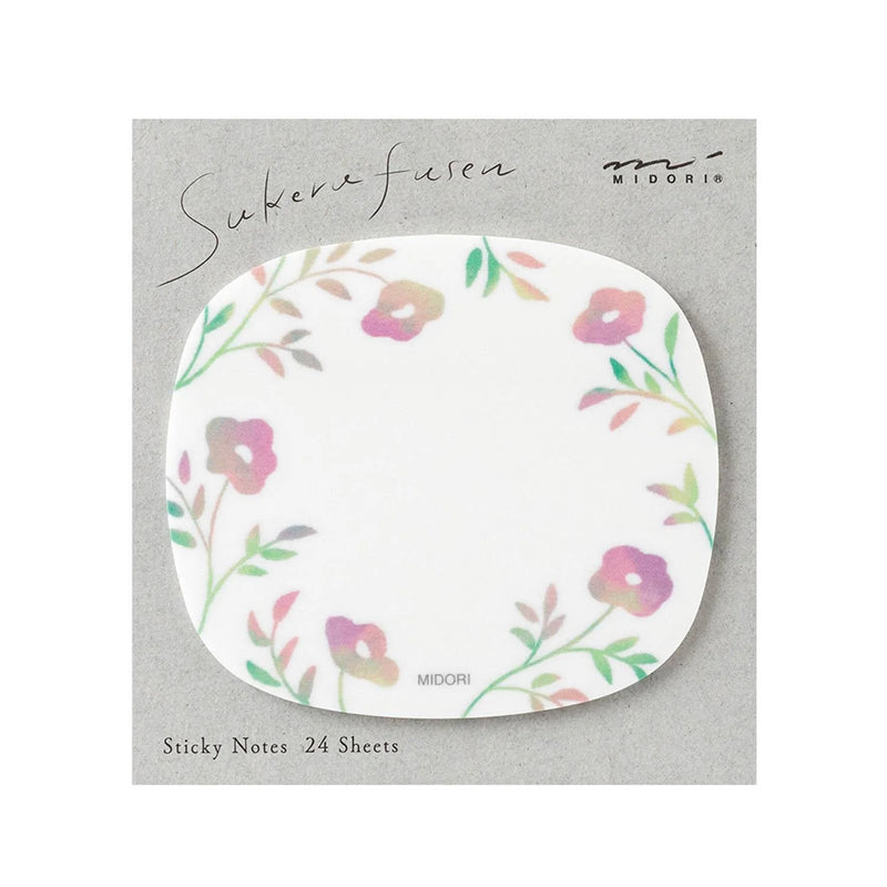 Sticky-Notes-Transparency-Flower-Pink-block-24-blatt-in-Verpackung-Produktansicht_beispieflfoto-4