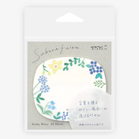 Sticky-Notes-Transparency-Wild-Flower-block-24-blatt-in-Verpackung-Produktansicht_beispieflfoto-4