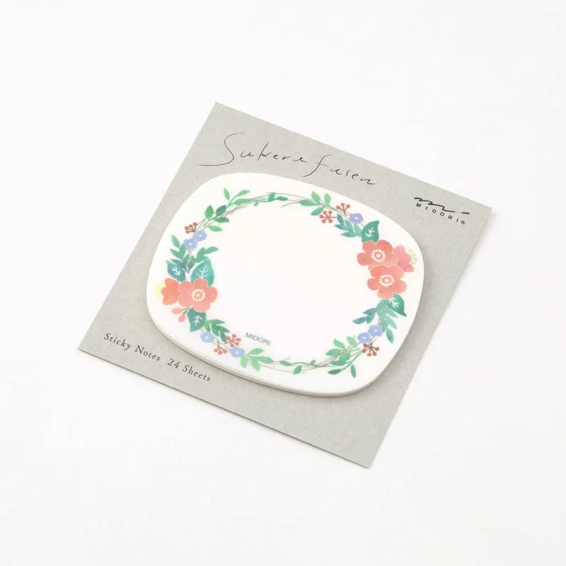 Sticky-Notes-Transparency-Wreath-block-24-blatt-in-Produktansicht-Seitlich