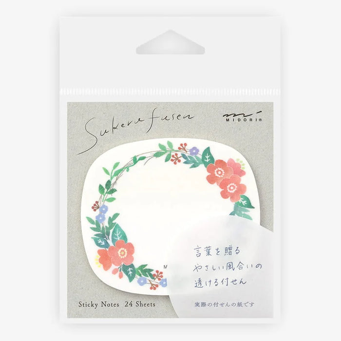 Sticky-Notes-Transparency-Wreath-block-24-blatt-in-Verpackung-Produktansicht_beispieflfoto-4