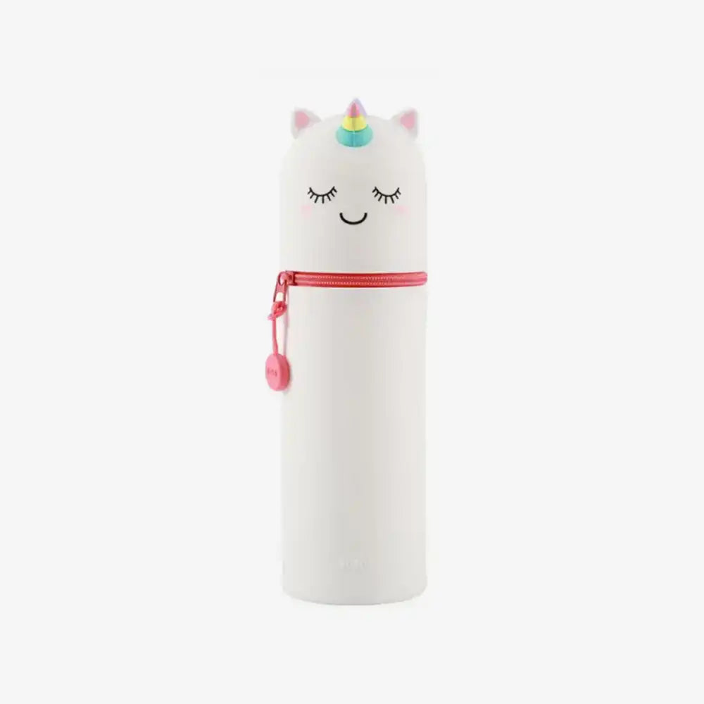 Stifte-Etui-Silikon-Einhorn-weiss-Stiftetasche-6x6x21_5cm-Produktansicht-2