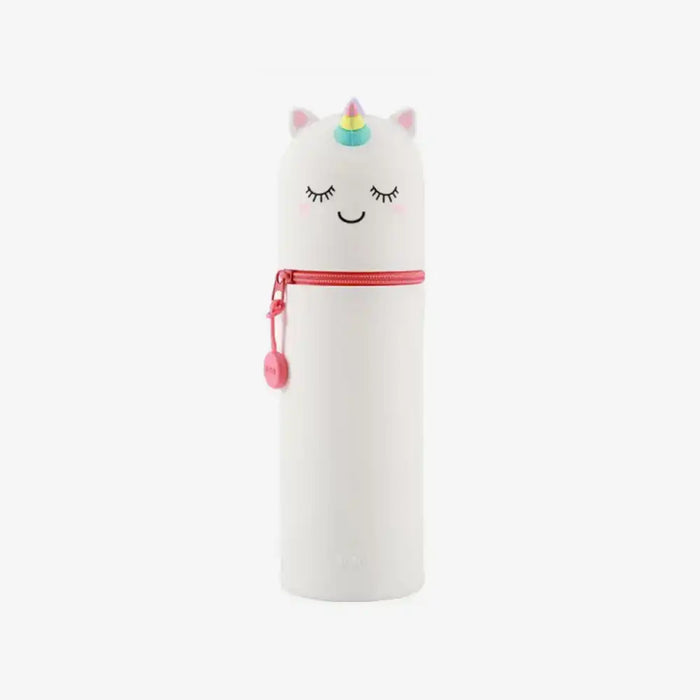 Stifte-Etui-Silikon-Einhorn-weiss-Stiftetasche-6x6x21_5cm-Produktansicht-2