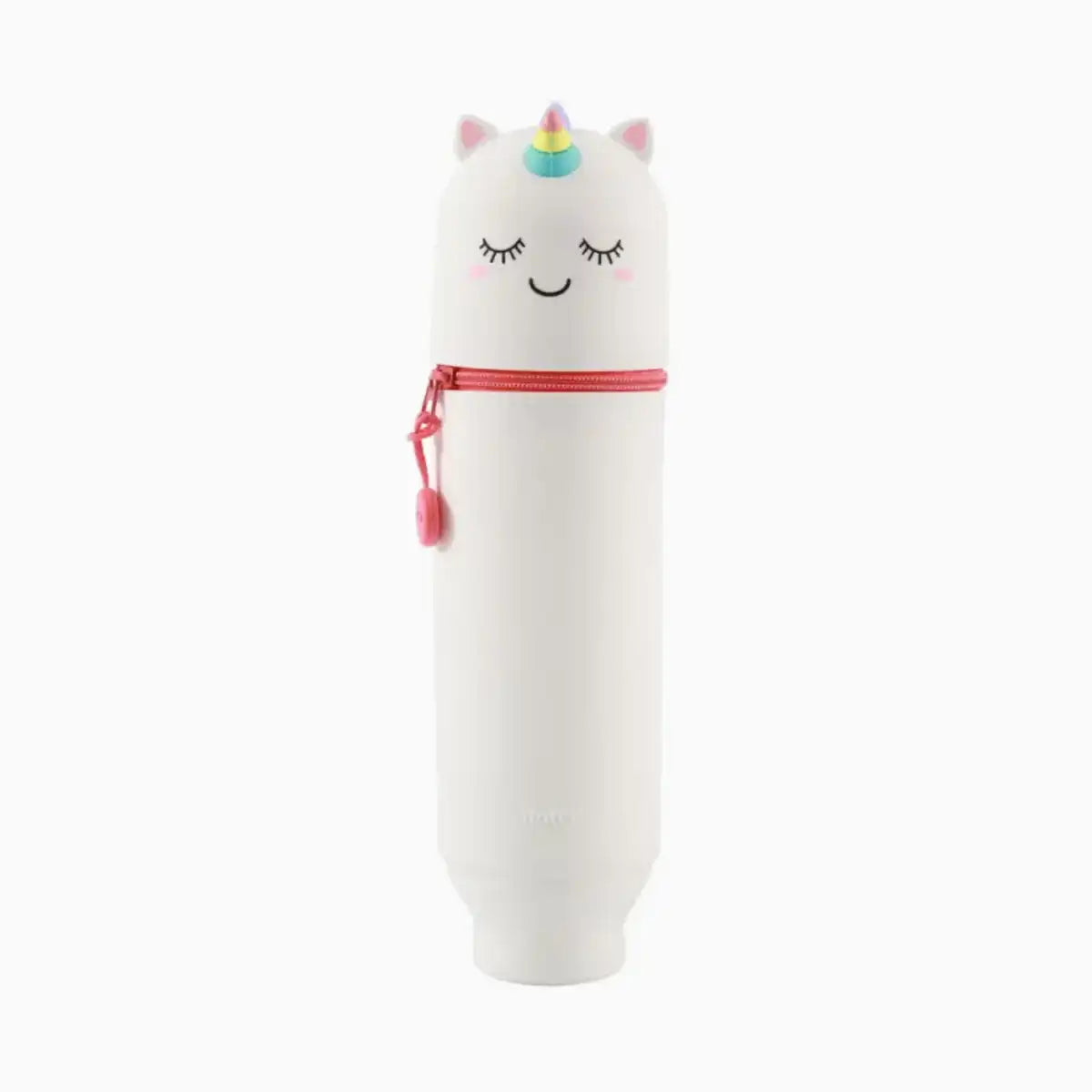 Stifte-Etui-Silikon-Einhorn-weiss-Stiftetasche-6x6x21_5cm-Produktansicht-3