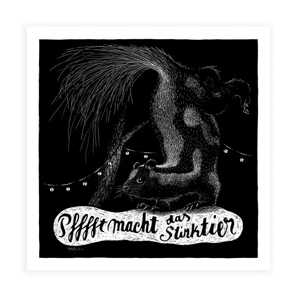 Stinktier-kleiner_Artprint-23.5x23.5cm-phillip-Janta