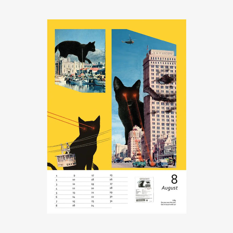 Stray-Immerwaehrender-Kalender-A4-12-Kalenderblaetter-1-Deckblatt-Spiralgebunden-Cover-vorn-August-4