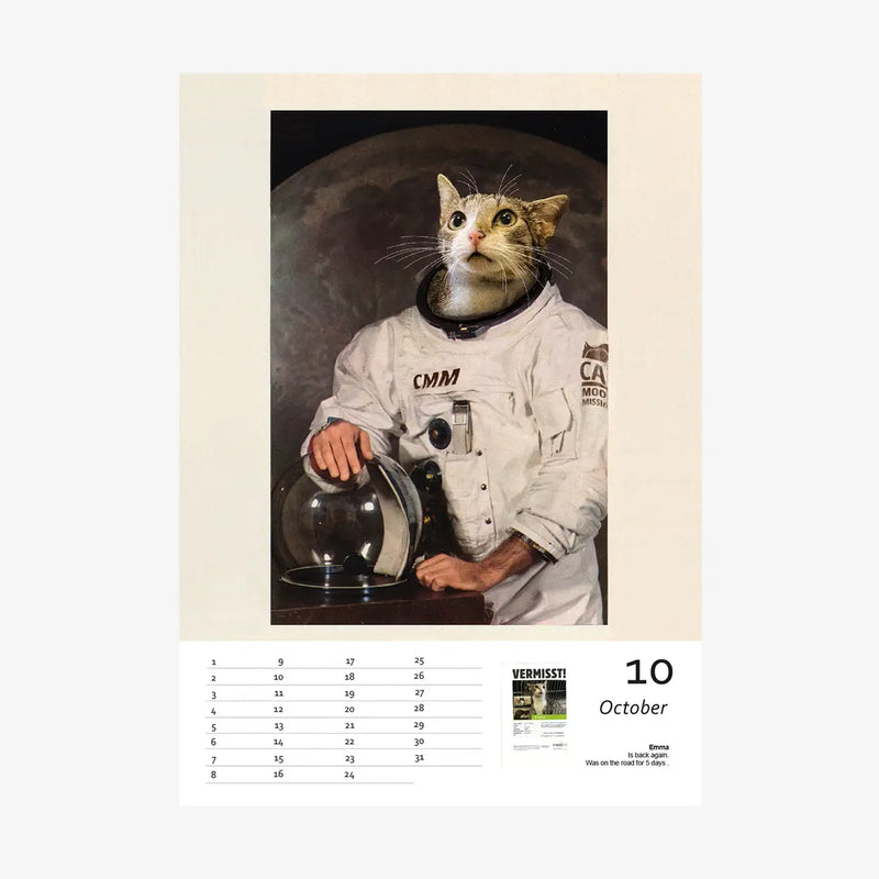 Stray-Immerwaehrender-Kalender-A4-12-Kalenderblaetter-1-Deckblatt-Spiralgebunden-Cover-vorn-Oktober-5