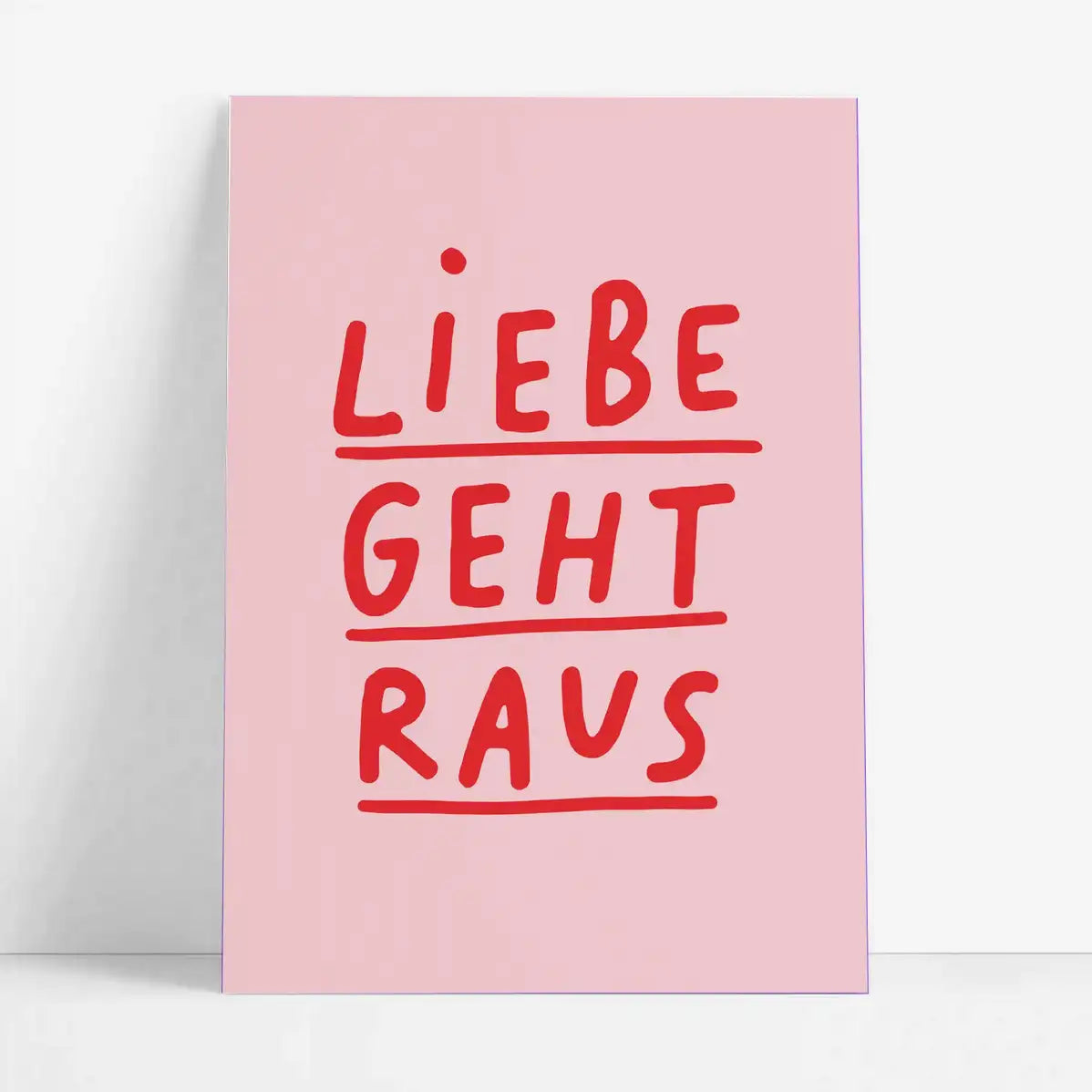Studio Danii | Postkarte | Love | Liebe geht raus