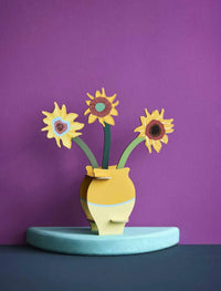 Studio-Roof-Lagoon-Pop-Out-Card-Van-Gogh-Blumen-Aufgebaut-Produktansicht-Beispielbild