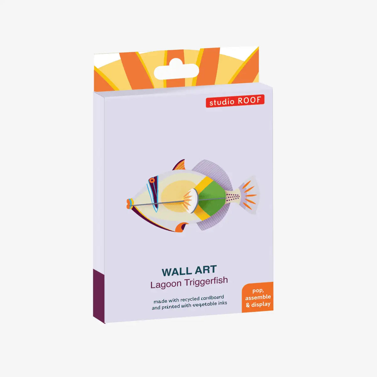 Lagoon Triggerfish  / 3D Objekt / 3D Meerestiere für die Wand